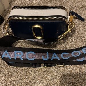 Marc Jacobs Black and White Crossbody Bag